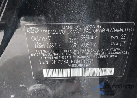 2018 Hyundai Elantra Value Edition from USA, damaged, VIN 5NPD84LF1JH285717